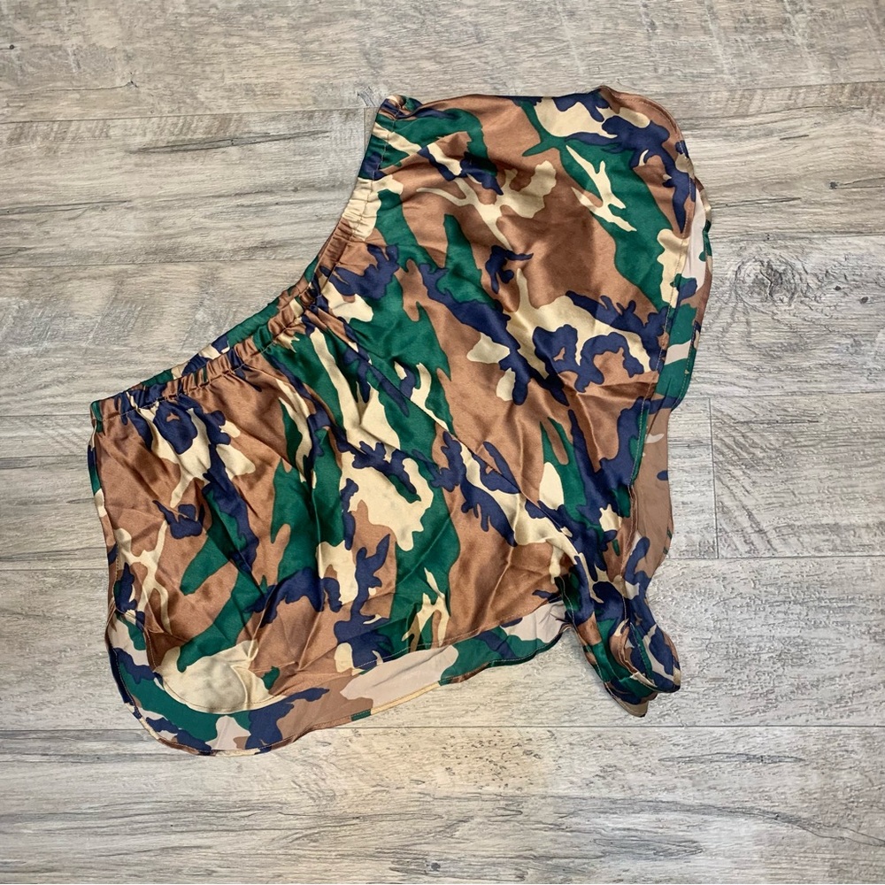 Magic Silk 100% Silk Camouflage Shorts